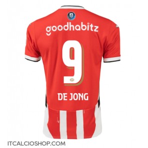 PSV Eindhoven Luuk de Jong #9 Prima Maglia 2024-25 Manica Corta